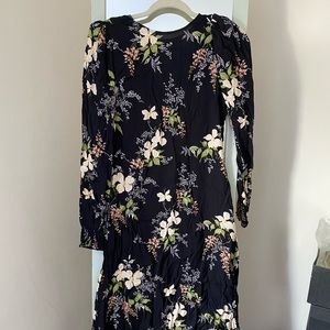 Long sleeve floral reformation Kellan dress NWT 8